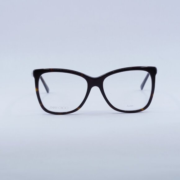 Jimmy Choo JC362 0086 00 Eyeglasses Havana 55mm Butterfly Frame main image 7